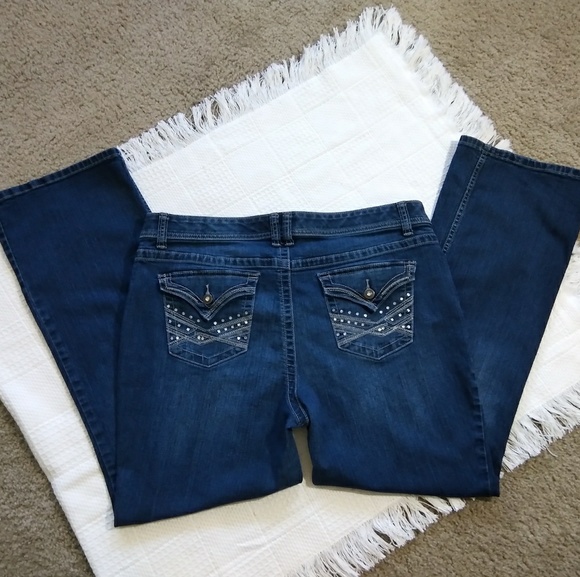 Denim - Apt. 9 Blue Jeans Boot Cut Size 16